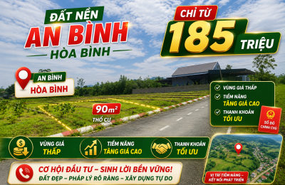 Sở hữu lô đất nền 100 m2 chỉ với 199 triệu/ lô hãy nhanh tay sở hữu ngay khi giá còn mới mở bán
